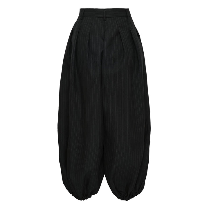 Wool Basket Stripe Pants