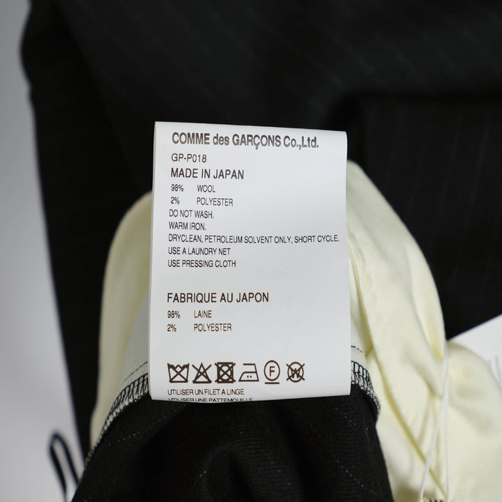 Wool Serge Medium Stripe Skirt