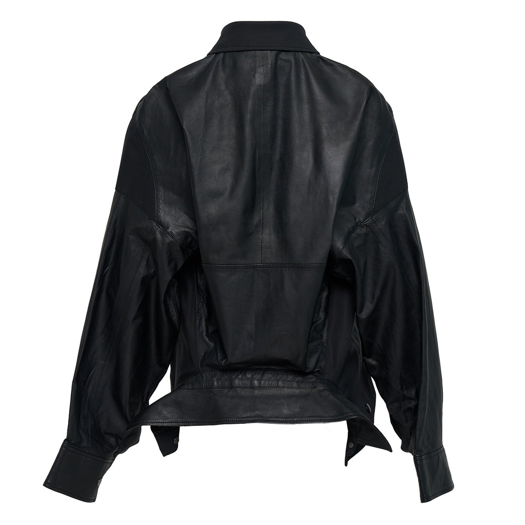 Upside-Down Leather Jacket