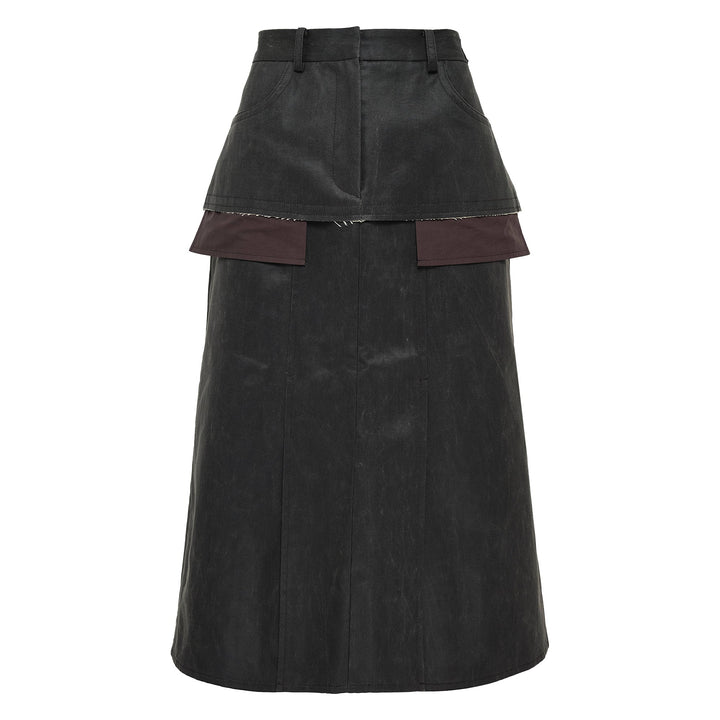 Faux Leather Skirt