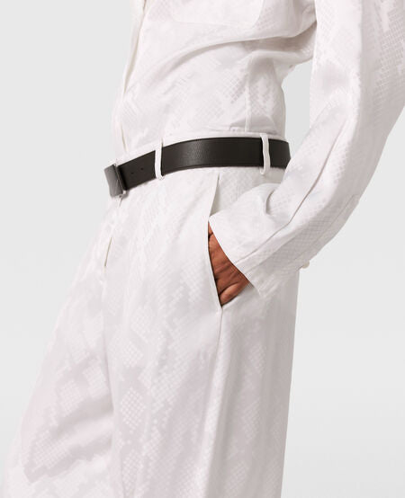 Fluid Jacquard Trousers