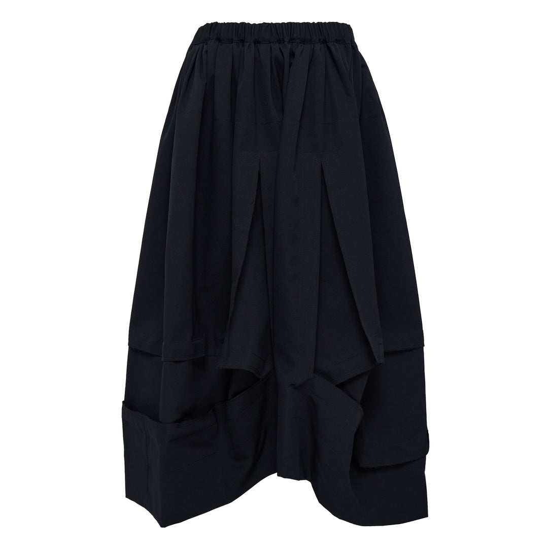 Wool Gabardine Skirt