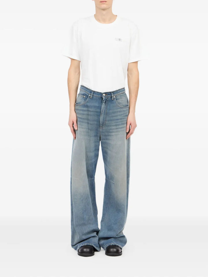 Pants 5 Pockets Blue Denim