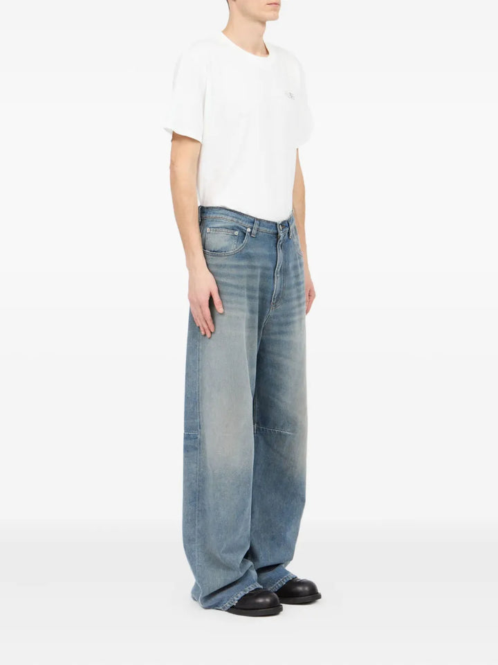 Pants 5 Pockets Blue Denim