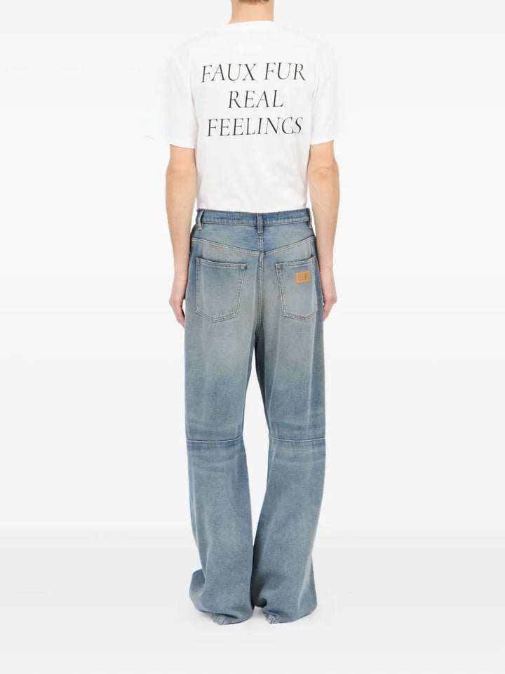 Pants 5 Pockets Blue Denim