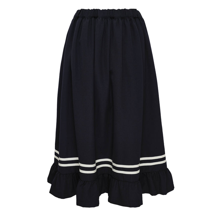 Navy Stripes Skirt