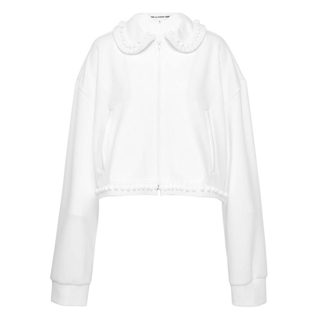 Applique Cropped Hoodie
