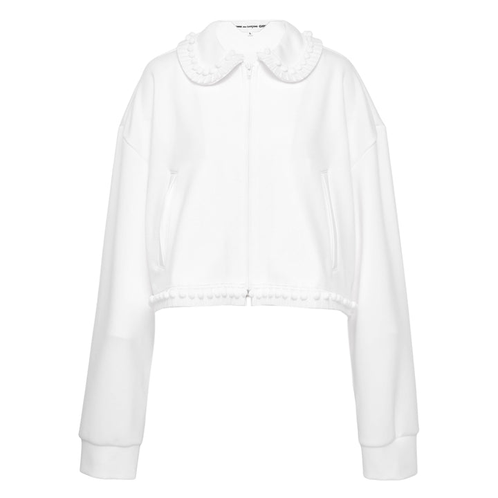 Applique Cropped Hoodie