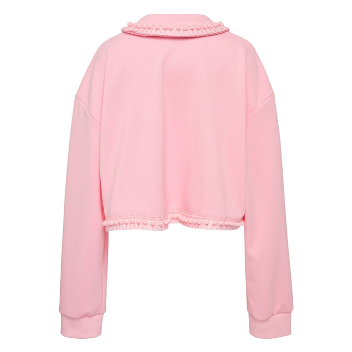 Applique Cropped Hoodie