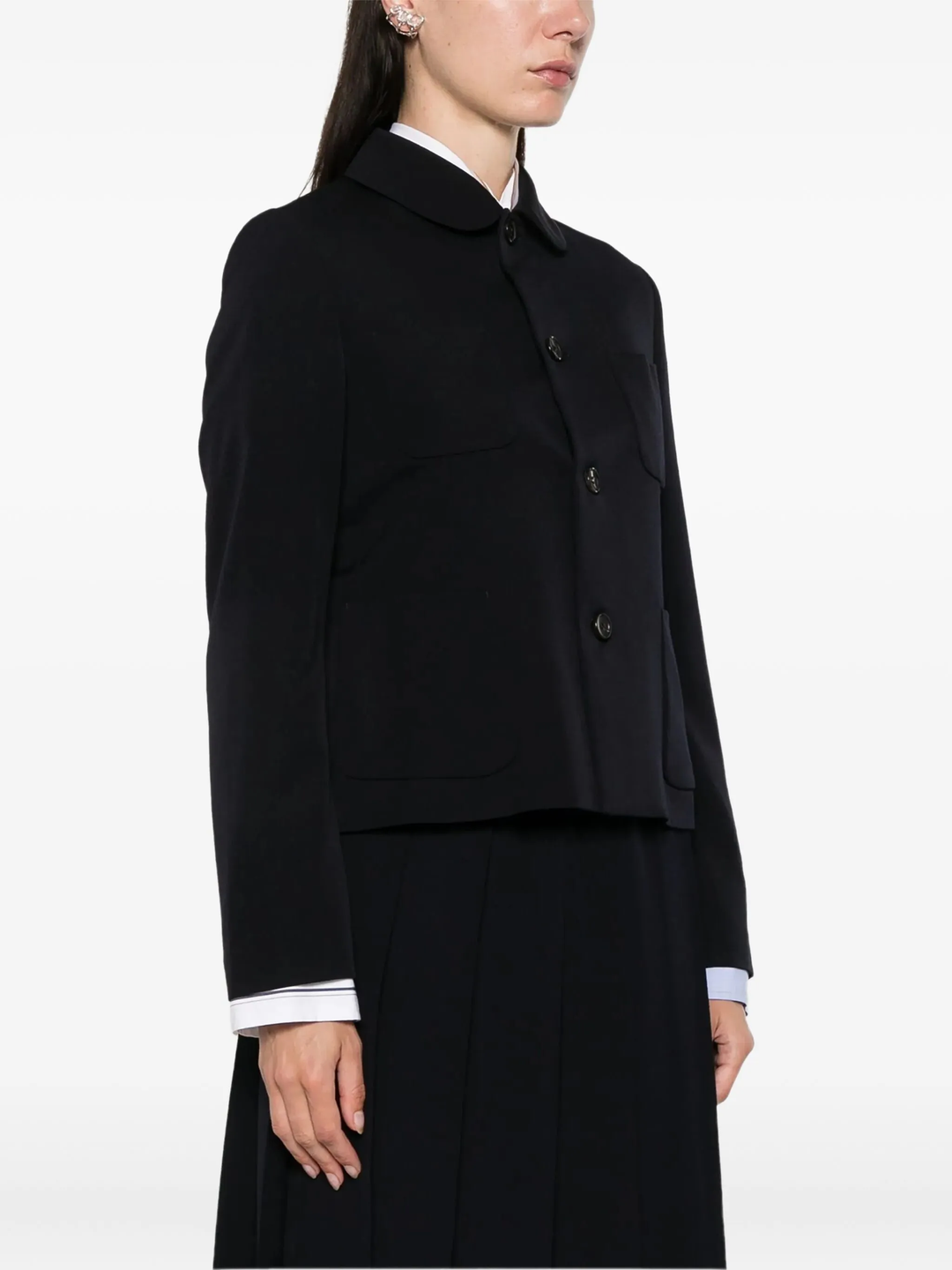 Teiban Round Collar Jacket