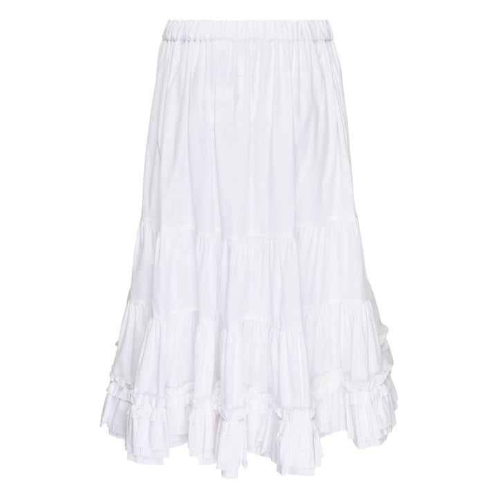Tiered Frilled Hem Skirt