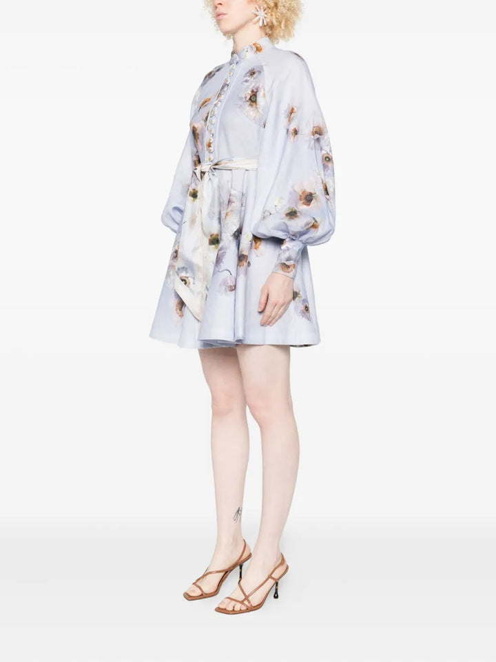 Hypnotic Buttoned Mini Dress