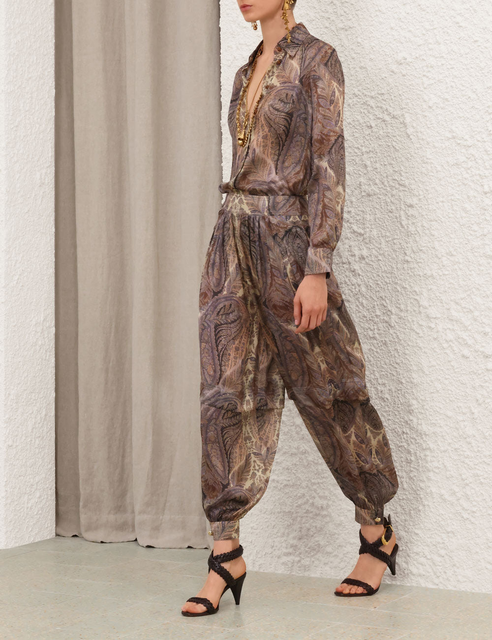 Hypnotic Silk Harem Pant