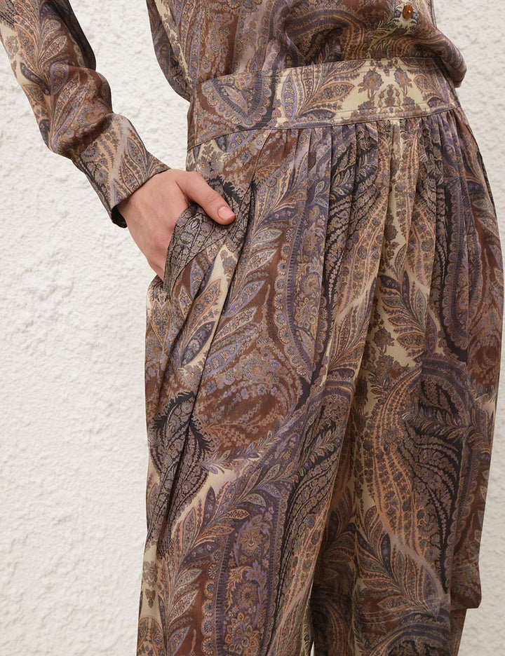Hypnotic Silk Harem Pant