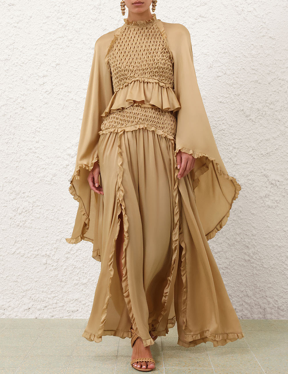 Hypnotic Satin Maxi Skirt