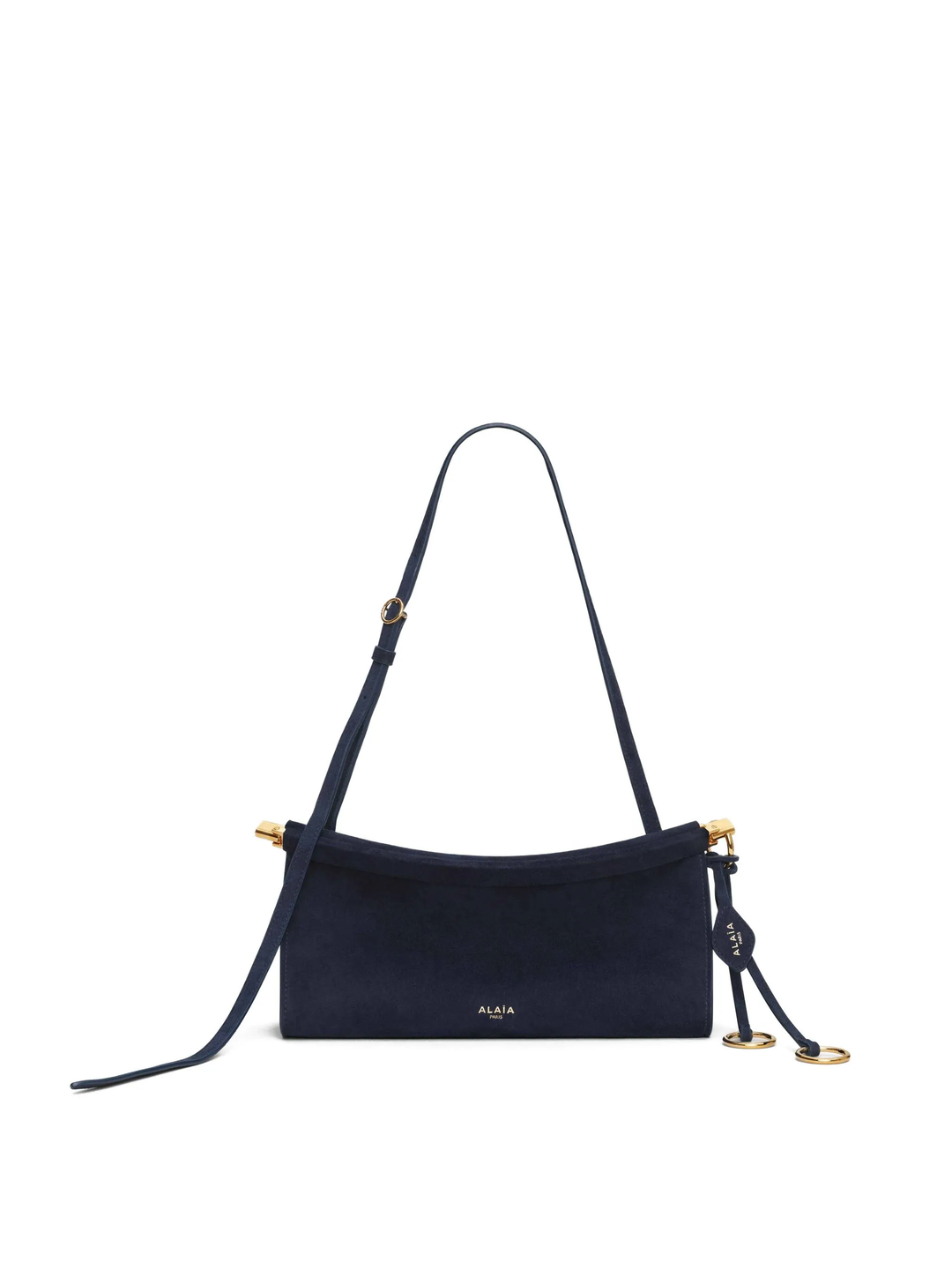 Le Click East West Small Bag Suede