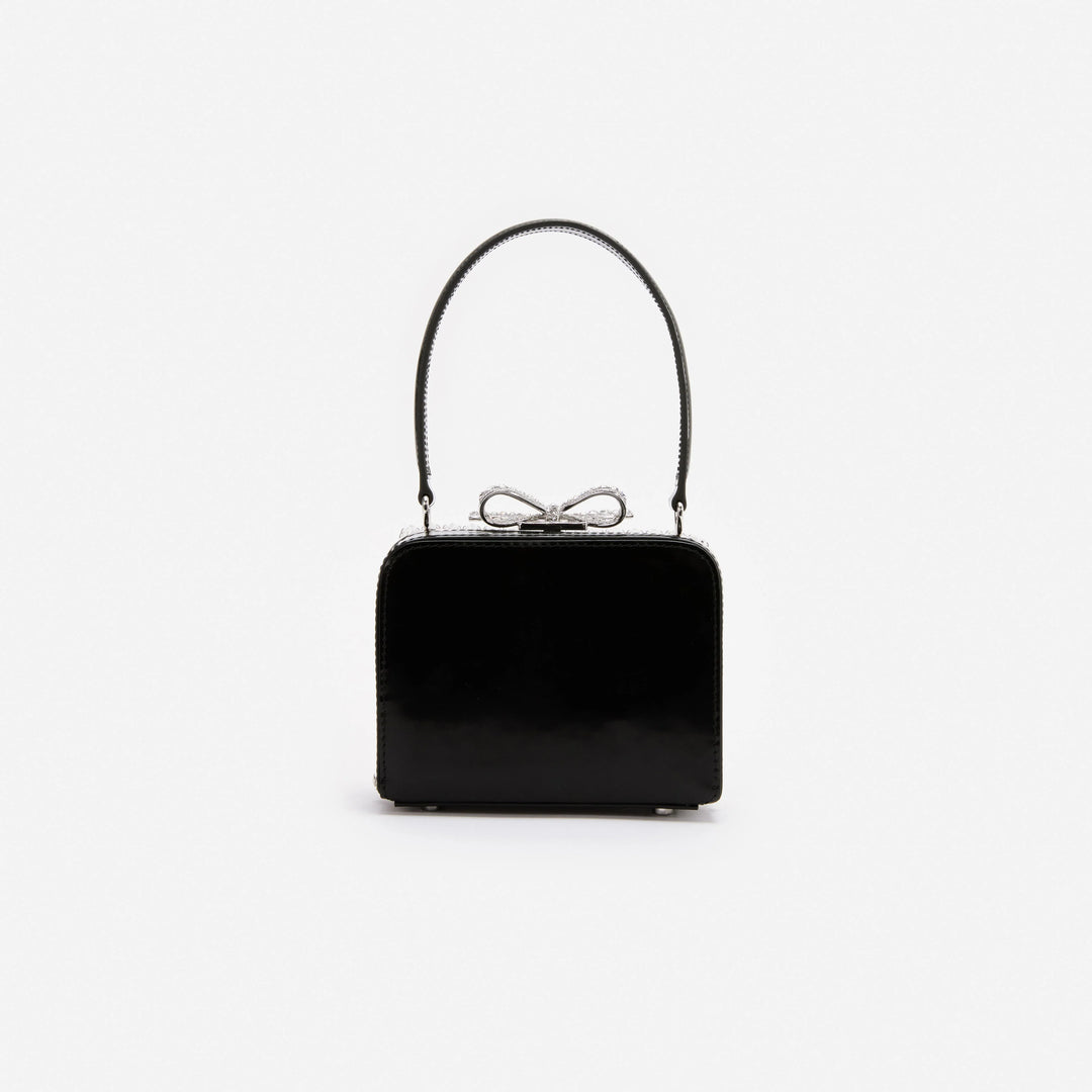 Silver Crystal Micro Bag