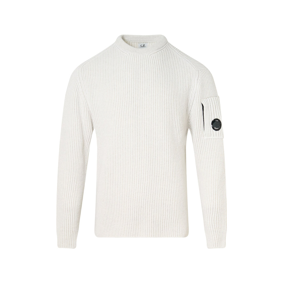 Fleece Knit Crewneck Sweater