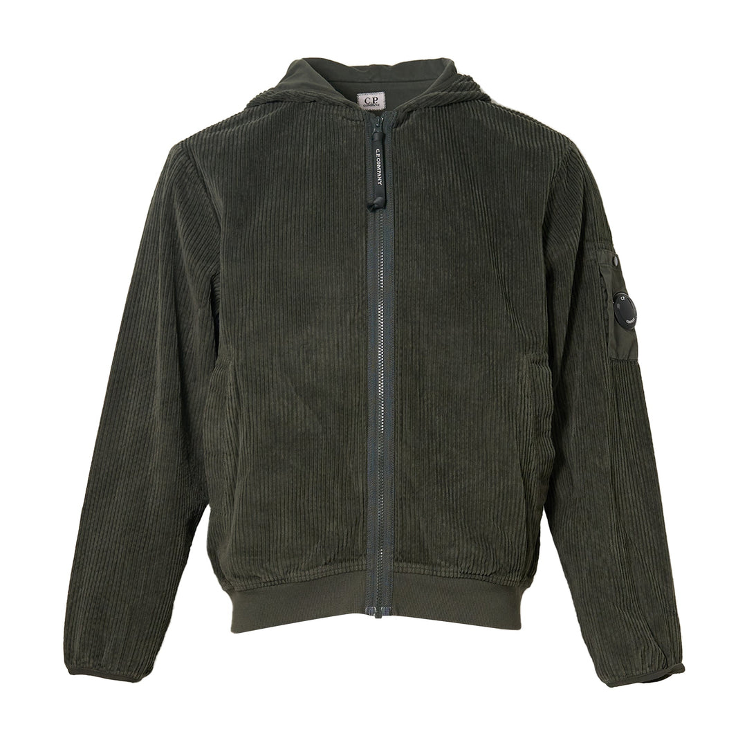 Corduroy 350 Full Zip Hooded Sweatshirt