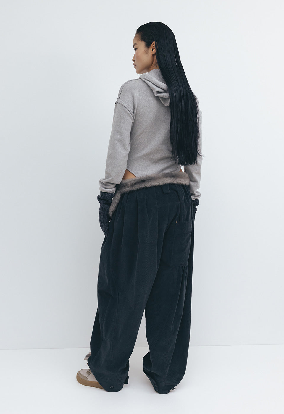 Furry Pocket Belt Bag