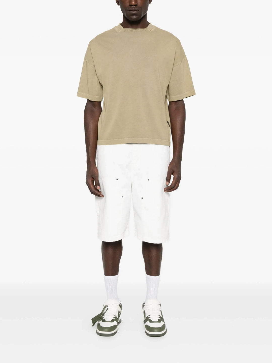 Curved Logo Loose Collar Tee