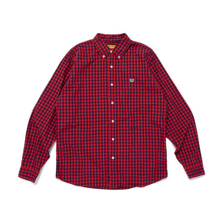 Gingham Check Button Down Shirt