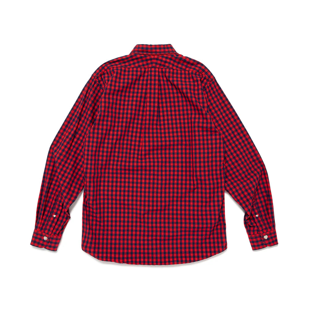 Gingham Check Button Down Shirt