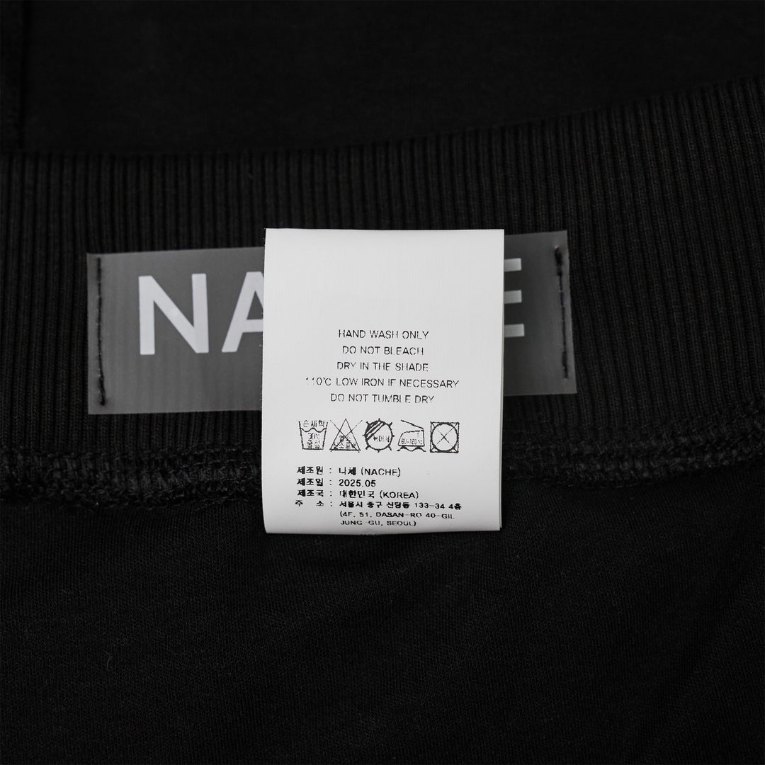 Ruffle Short Pants Black