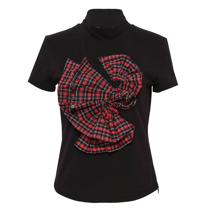 Cuffes Detail Jersey Tee