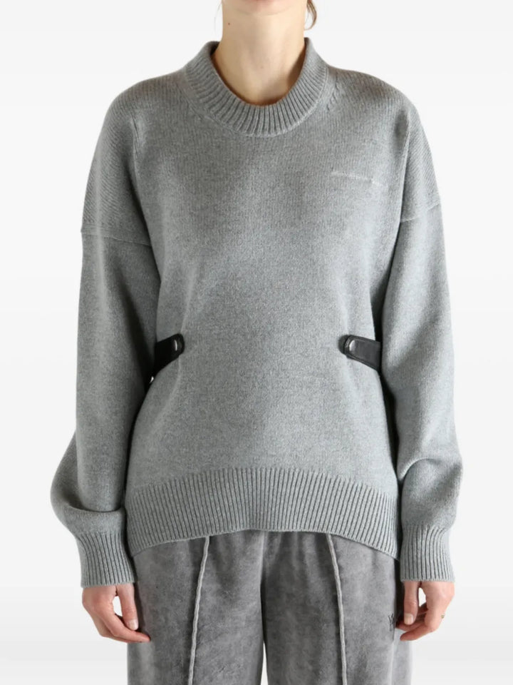 Wool Cotton Crewneck Pullover