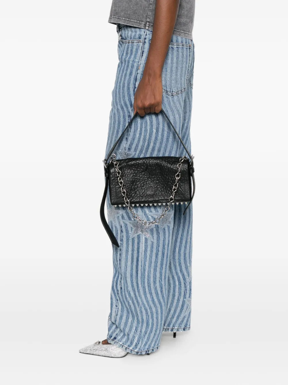 Ricco Crushed Slim Flap Bag