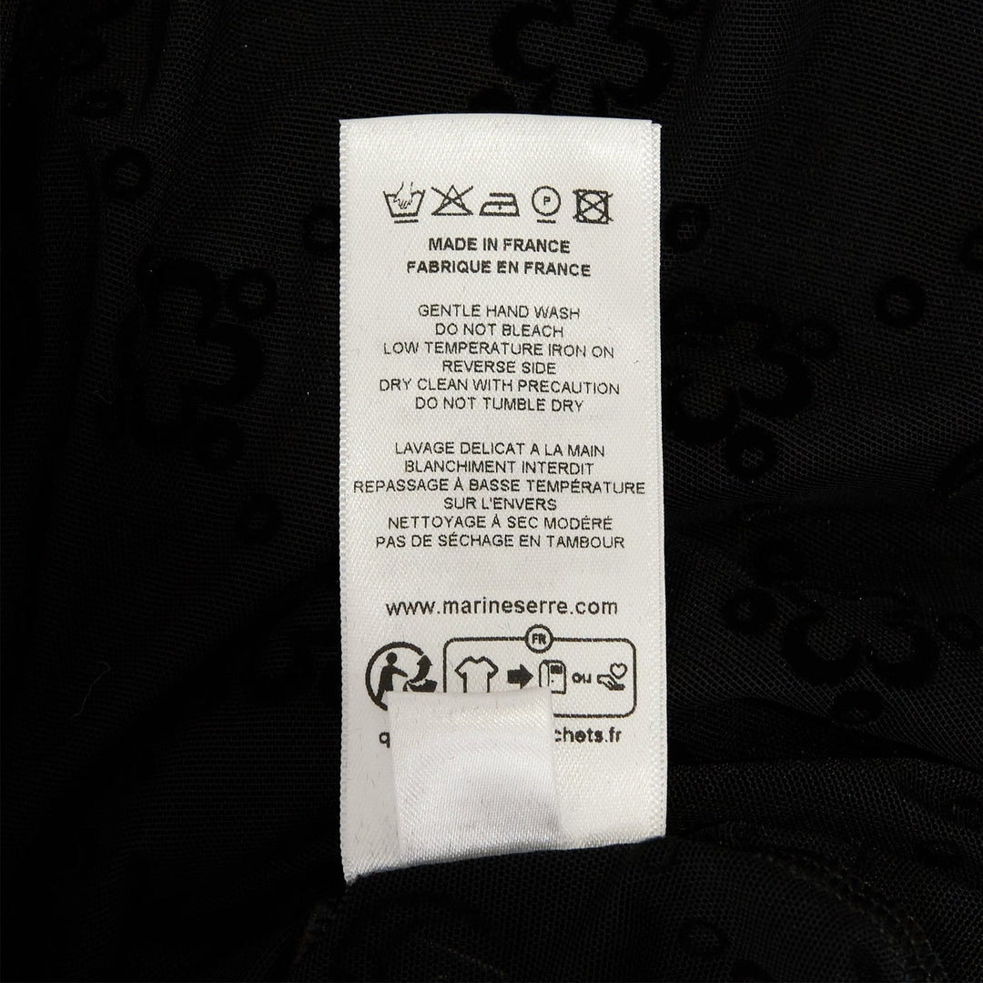 Moonogram Mesh Flock Tee