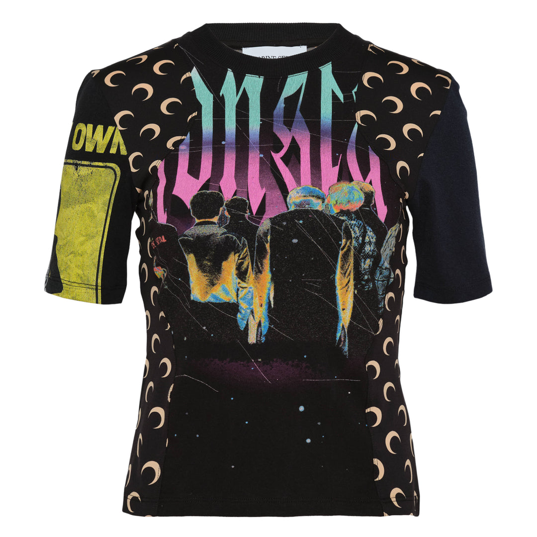Marine Serre Regenerated Graphic Jersey Baby Fit T-Shirt – Available at Club 21, Official Retailer in Singapore, Malaysia & Thailand with Global Shipping Online