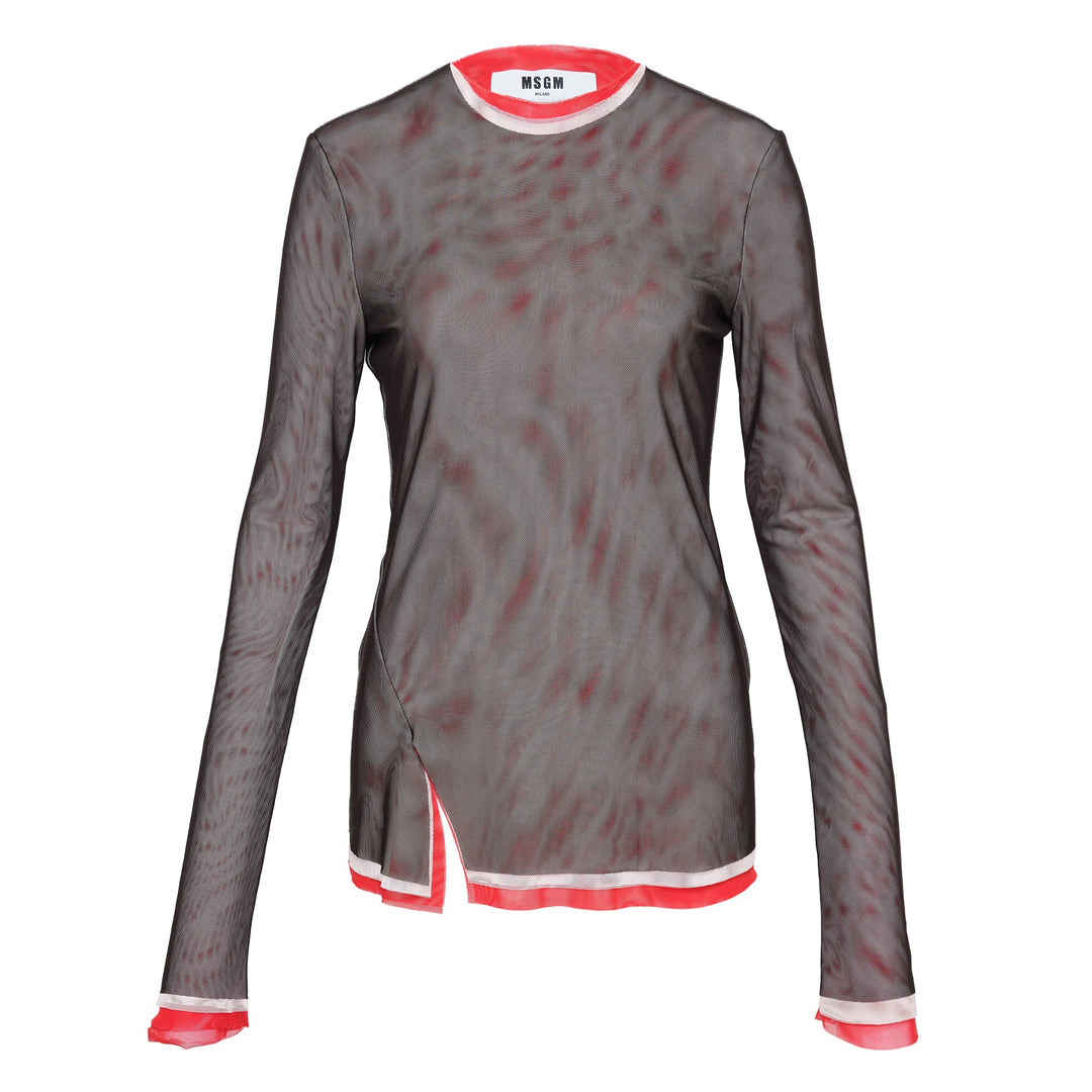 Mesh Blusa Blouse