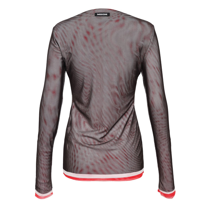 Mesh Blusa Blouse