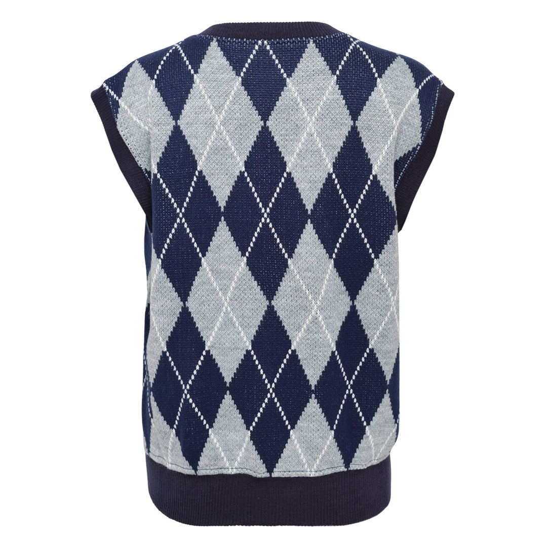 Argyle Knit Vest