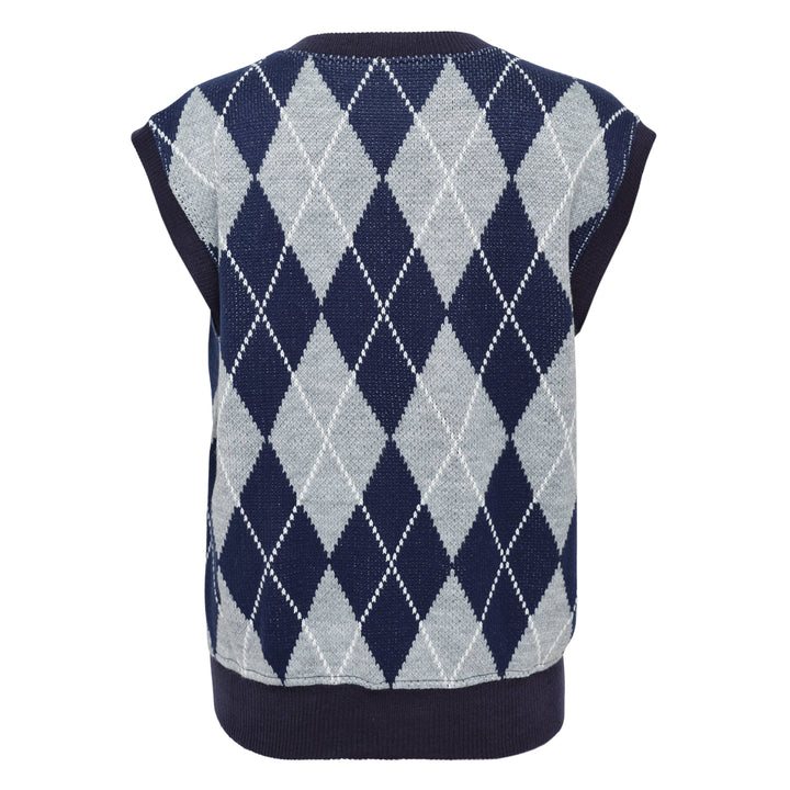 Argyle Knit Vest