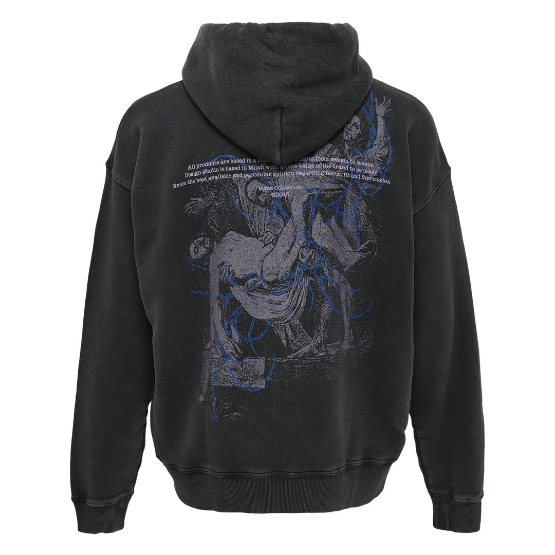 Faded Painting Skate Zip Hoodie