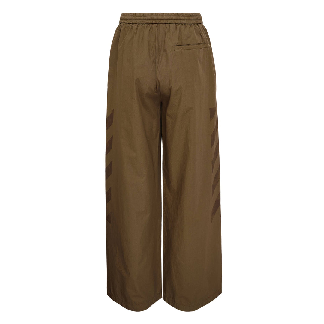 Diagonal Cotton Trackpants