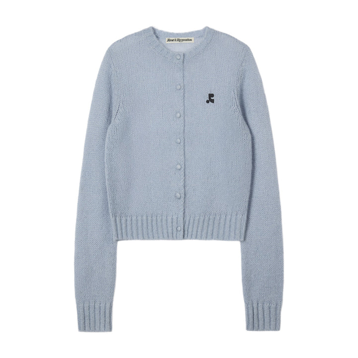 Button Hole Knit Cardigan