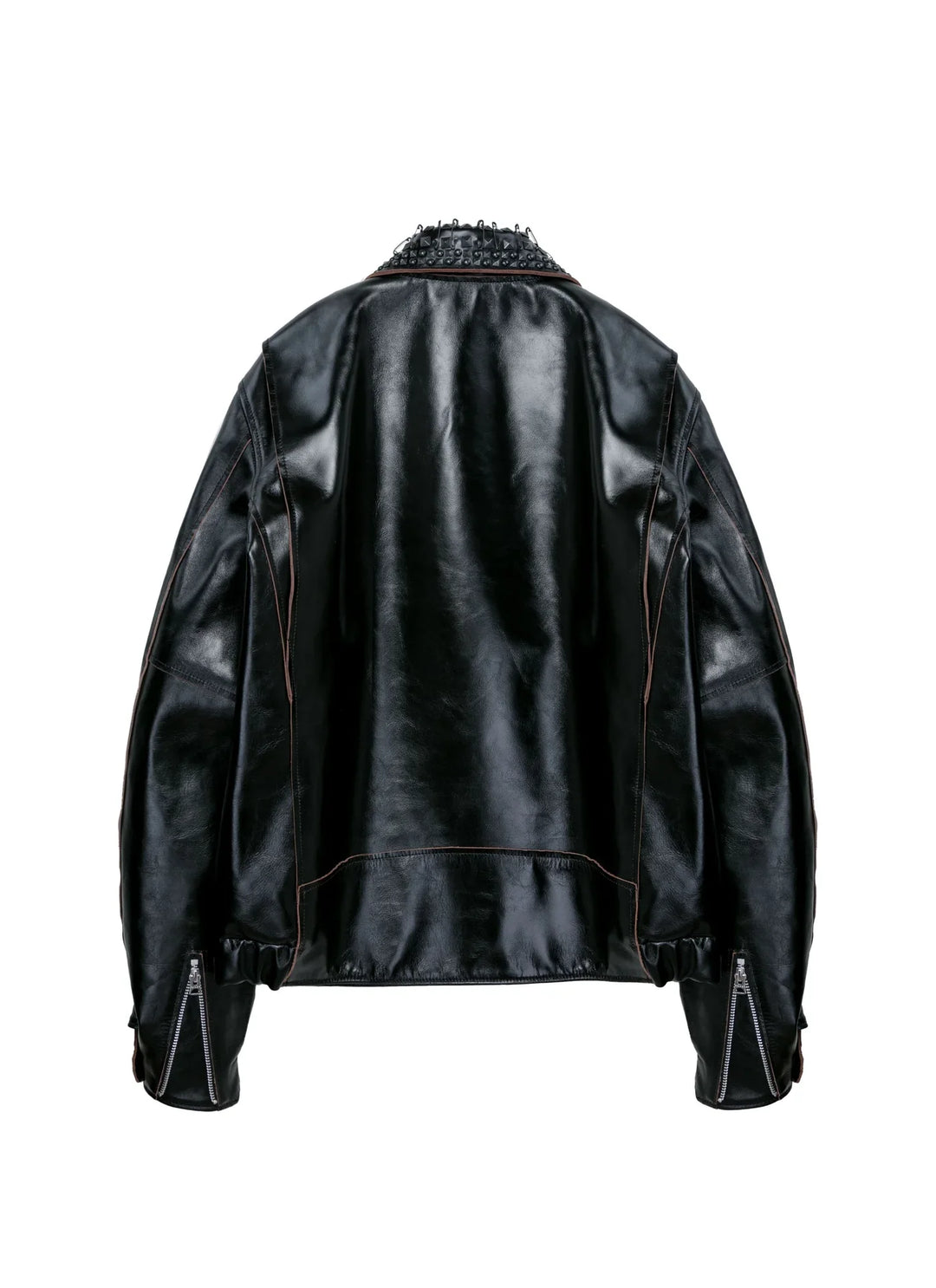 Holiday Studded Leather Jacket