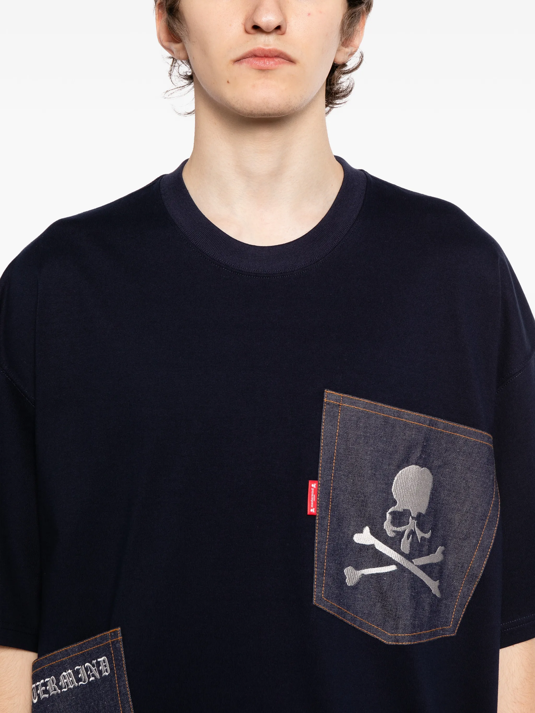Boxy Fit Denim Pocket Tee