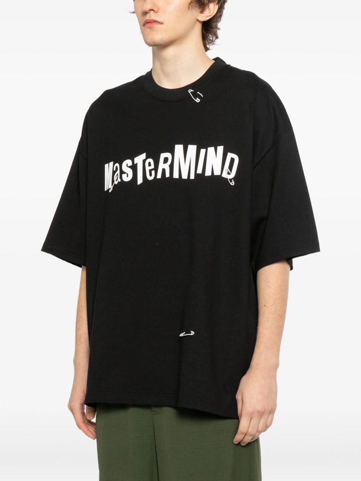 MASTERMIND Boxy Fit Safety Pin Tee