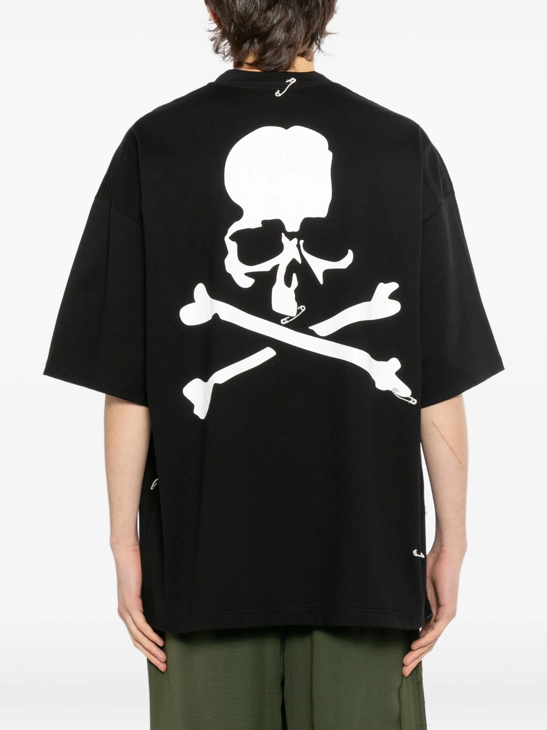 MASTERMIND Boxy Fit Safety Pin Tee