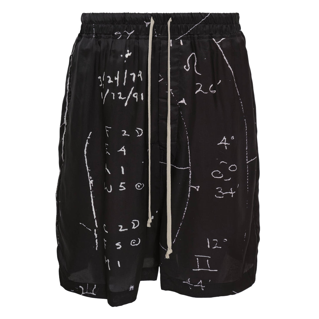 Faun Shorts Printed Cupro Twill