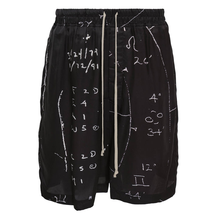 Faun Shorts Printed Cupro Twill