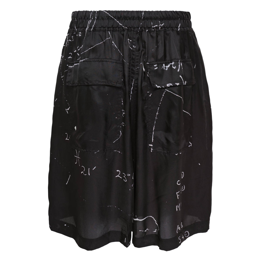 Faun Shorts Printed Cupro Twill