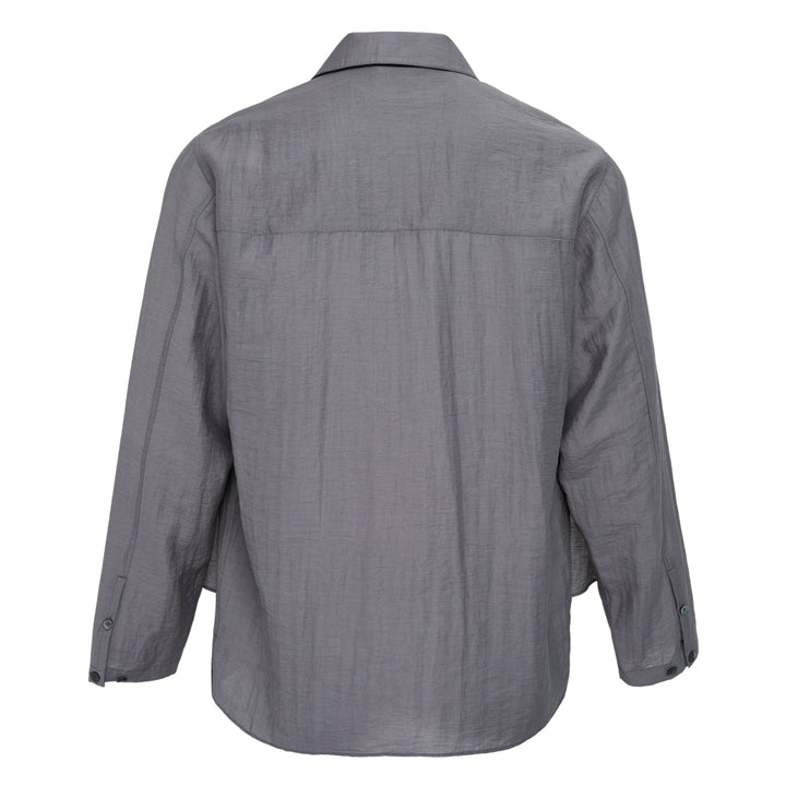 Layered Zip-Up Shirt