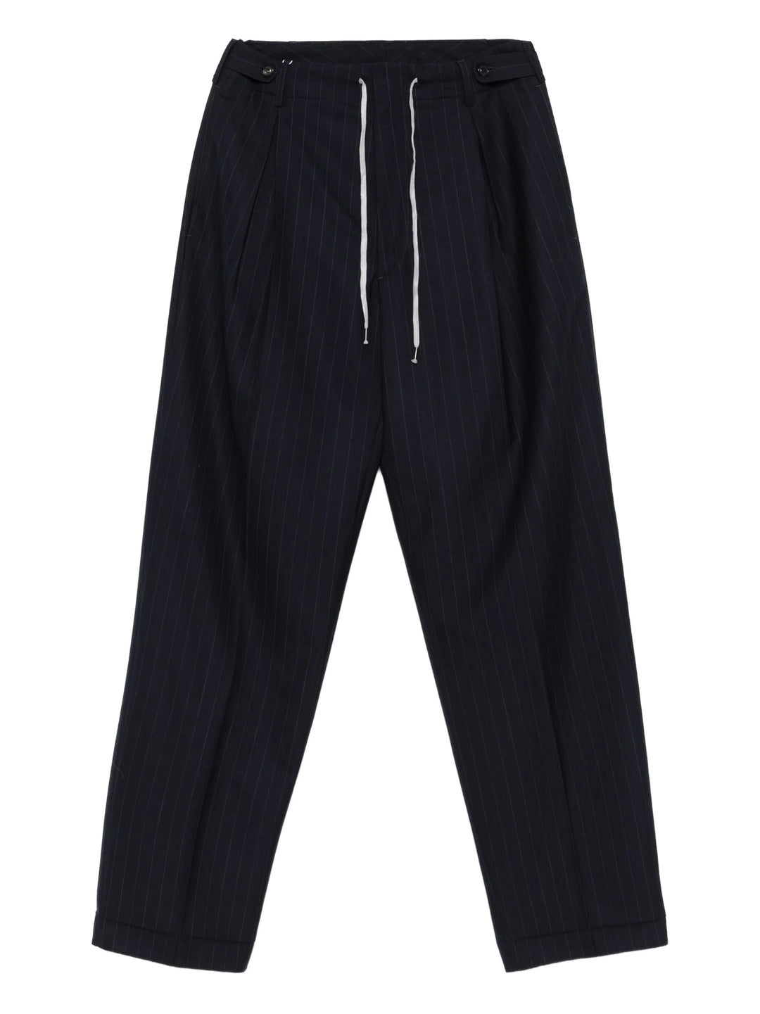 Pinstripe Wool Pants