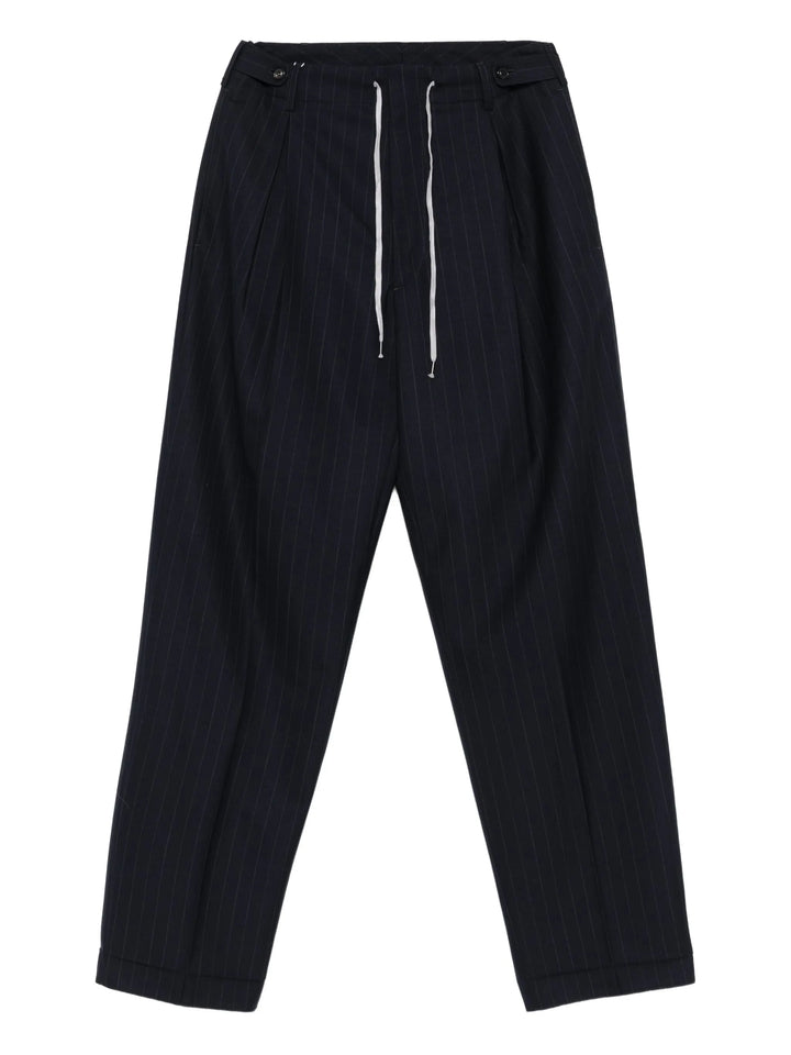 Pinstripe Wool Pants